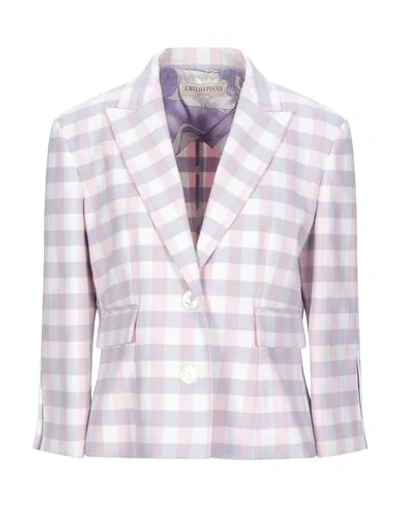 Emilio Pucci Suit Jackets In Light Pink