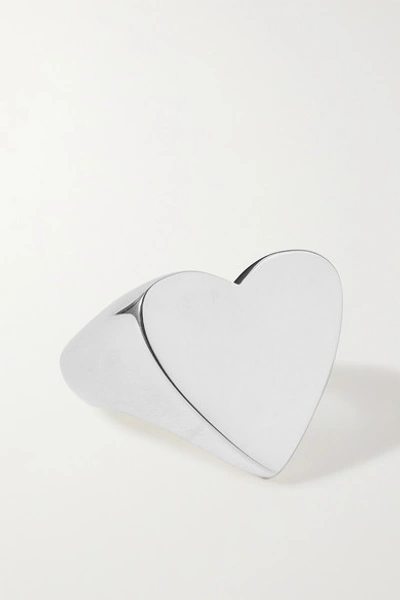 Sophie Buhai + Net Sustain Heart Silver Ring