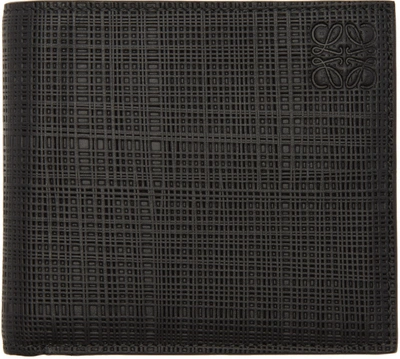 Loewe Black Engraved Bifold Wallet