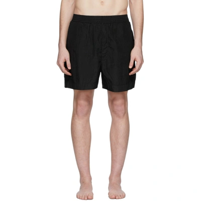 Alyx Garment-dyed Shell Swim Trunks In Black