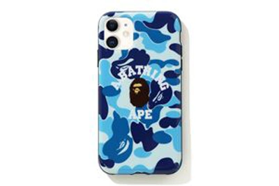Pre-owned Bape  Abc Camo College Iphone 11 Case Blue