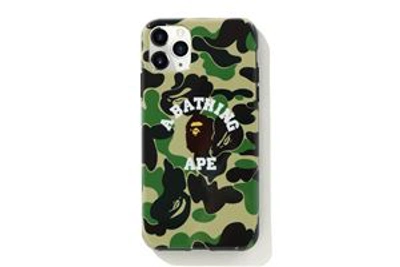 Pre-owned Bape  Abc Camo College Iphone 11 Pro Max Case Green