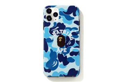 Pre-owned Bape  Abc Camo College Iphone 11 Pro Max Case Blue