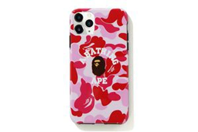 Pre-owned Bape  Abc Camo College Iphone 11 Pro Max Case Pink