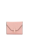 Valextra Iside Bi-fold Wallet In Pink