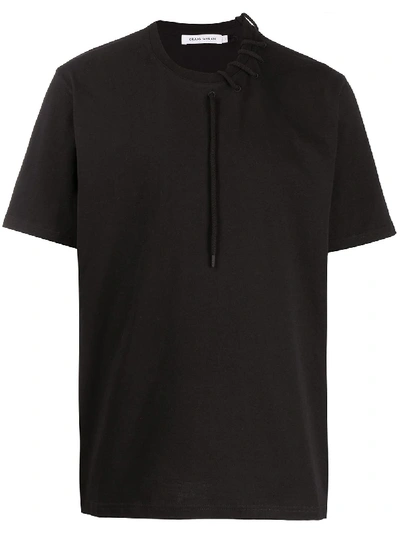 Craig Green Lace-up Detail T-shirt In Black
