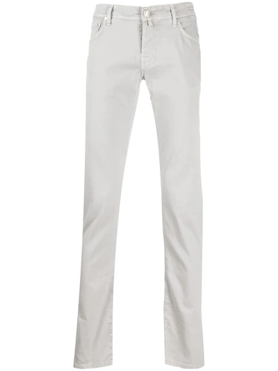 Jacob Cohen Slim-fit Trousers In Grey