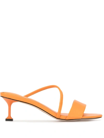 Mara & Mine Bunny Open-toe Sandals In Orange