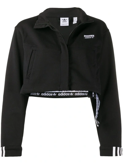Adidas Originals R.y.v Track Jacket In Black