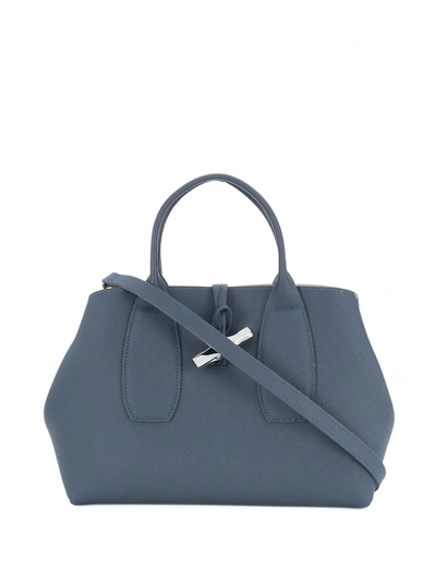 Longchamp Roseau Top-handle Tote Bag In Blue
