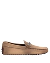 Tod's Loafers In Khaki