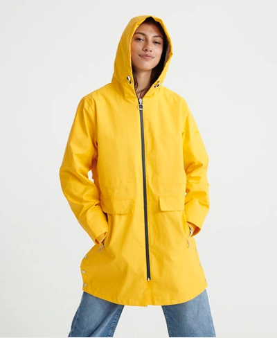 Superdry Hydrotech Waterproof Mac Jacket In Yellow | ModeSens