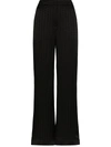 Off-white Alphabet-print Wide-leg Trousers In Black