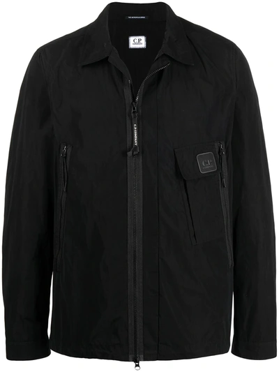 C.p. Company Soft-shell Lightweight Jacket In Black