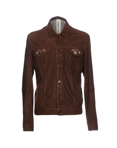 Andrea D'amico Jackets In Cocoa