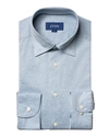 Eton Men's Slim-fit Jersey Point-collar Sport Shirt In Blue