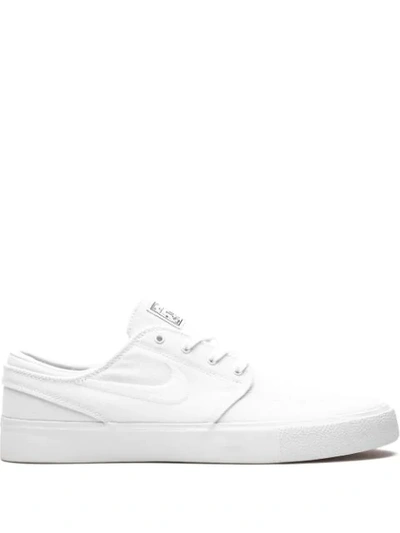 Nike Sb Zoom Stefan Janoski Canvas Rm Skate Shoes In White