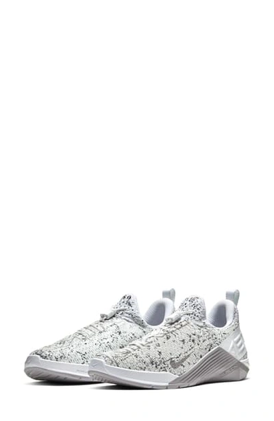 Nike React Metcon Women's Training Shoe In White/ Atmosphere Grey/ Black
