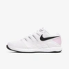 Nike Court Air Zoom Vapor X Womenâs Hard Court Tennis Shoe In White,pink Foam,black