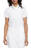 Nike Women's Dri-fit Victory Women's Golf Polo In White/black/black