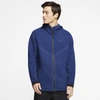 Nike Sportswear Tech Pack Windrunner Men's Full-zip Hoodie In Blue Void/diffused Blue/black