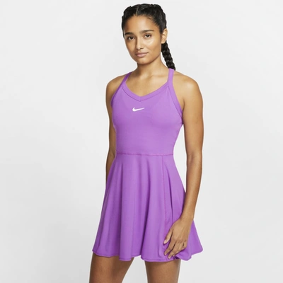 Nike Court Dri-fit Women's Tennis Dress In Purple
