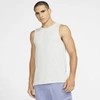 Nike Yoga Men's Tank In Grey,heather,black