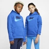 Nike Sportswear Club Fleece Big Kids Pullover Hoodie In Blue