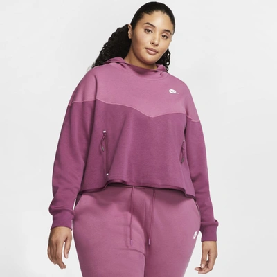 Nike Sportswear Tech Fleece Women's Pullover Hoodie (plus Size) In Purple |  ModeSens