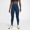 Nike One Luxe Women's Mid-rise Tights In Blue