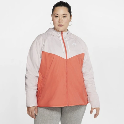 Nike Sportswear Windrunner Women's Jacket (plus Size) In Pink | ModeSens