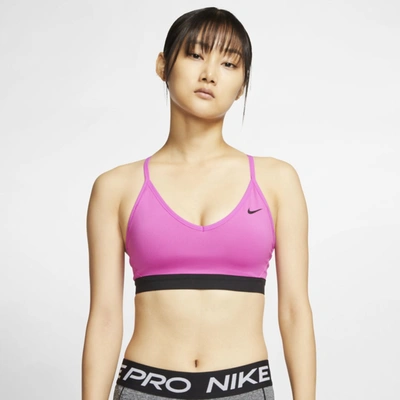 Nike Indy Women's Light-support Sports Bra In Red