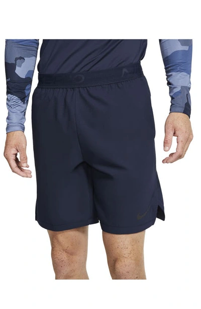 Nike Dri-fit Pro Flex Vent Max Athletic Shorts In Blue