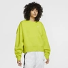 Nike Sportswear Essential Women's Fleece Crew In Green