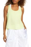 Nike Yoga Luxe Women's Tank (limelight) - Clearance Sale In Limelight/ Olive Aura
