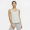 Nike Yoga Luxe Women's Tank (grey Heather) - Clearance Sale In Grey Heather,platinum Tint