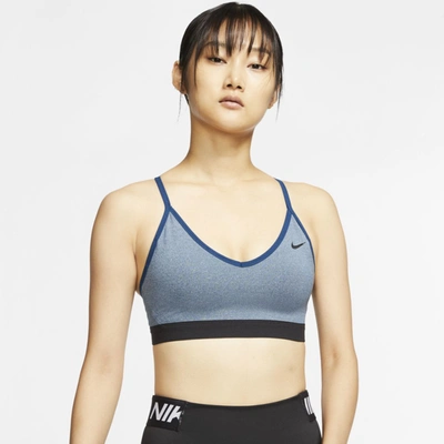 Nike Indy Women's Light-support Sports Bra (valerian Blue) - Clearance Sale  In Valerian Blue,pure,valerian Blue,black