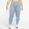 Nike One Women's Tights (plus Size) In Blue