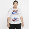 Nike Sportswear Women's Short-sleeve Top (plus Size) (white) - Clearance Sale