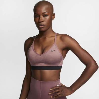 Nike Indy Women's Light-support Sports Bra In Purple