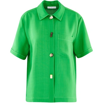 Rejina Pyo Nico Shirt In Green