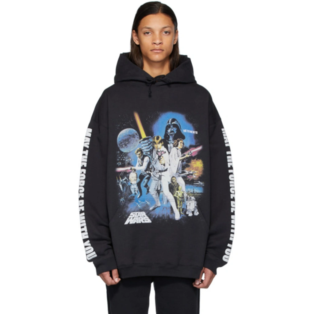 Vetements X Star Wars Graphic Print Hoodie In Black | ModeSens Vetements X Star Wars Graphic Print Hoodie In Black | ModeSens