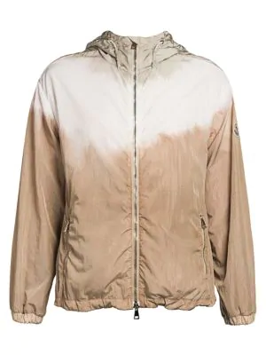 tan hooded jacket