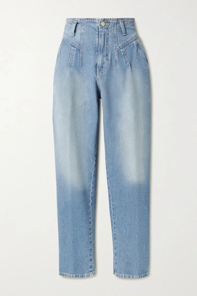 Tre By Natalie Ratabesi The Lazuli High-rise Cropped Jeans In Light Indigo