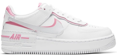 Pre-owned Nike Air Force 1 Low Shadow White Magic Flamingo (women's) In  White/white-magic Flamingo-white | ModeSens