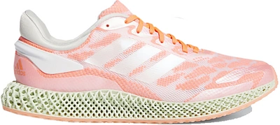Pre-owned Adidas Originals  4d Run Signal Coral In Footwear White/footwear White/signal Coral
