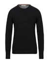 Grey Daniele Alessandrini Sweaters In Black