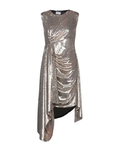 Ainea Midi Dresses In Platinum