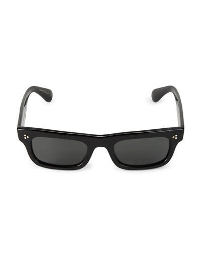 Oliver Peoples Jaye Rectangle-frame Sunglasses In Black