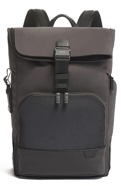 Tumi Harrison Osborn Roll Top Backpack In Reflective Iron